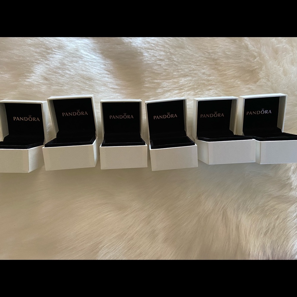 Pandora small charm  boxes lot of 6 for $30